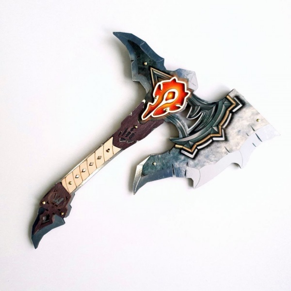 Оружие игрушечное Сувенир Декор Топор Орк (WOOD PRINT)