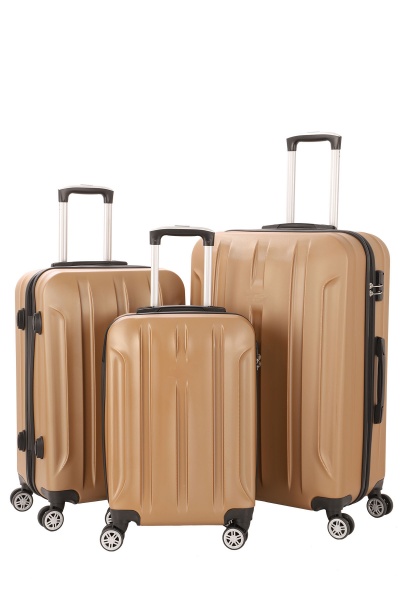 Чемодан 70 л бежевый MCS V354 на 4 колесах M 24