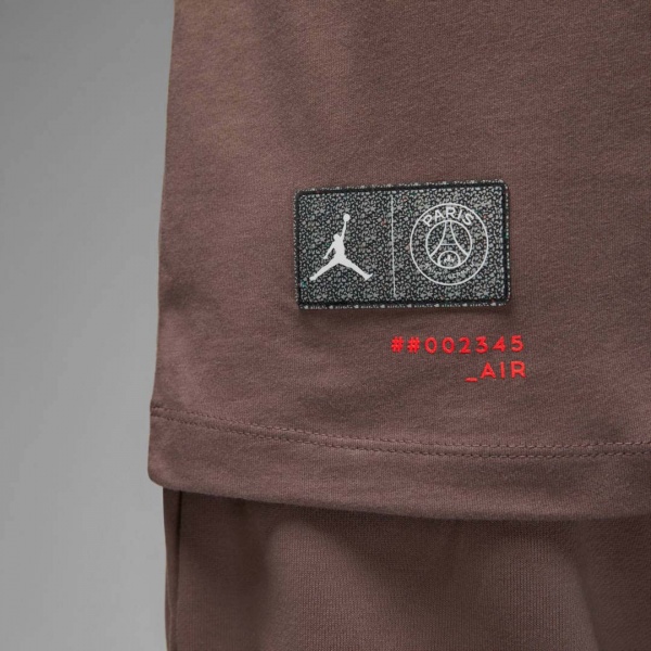 Футболка Nike PSG WORDMARK TEE DM3092-291 р.S коричневий
