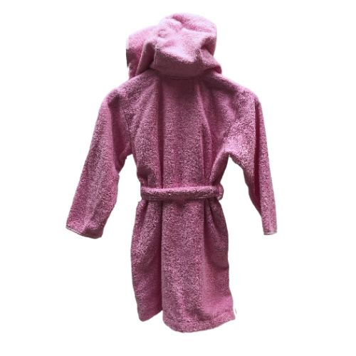 Халат детский для девочек Bambinelli с капюшоном р.146–152 розовый 