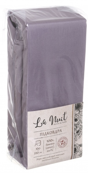 Пододеяльник 1.5 160x220 см пудровый La Nuit 