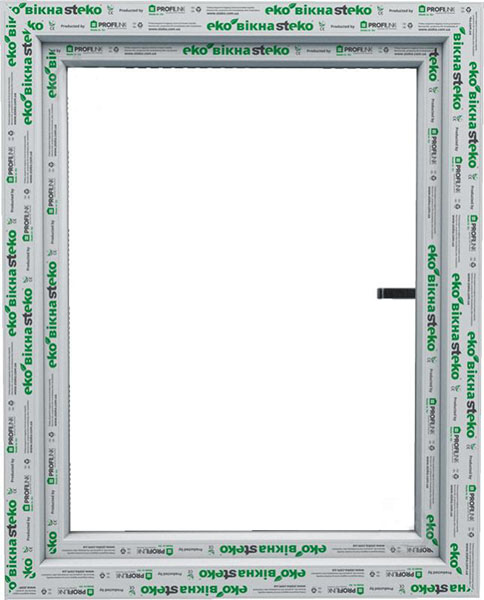 Окно поворотно-откидное Steko S300 58 500x1000 мм правое