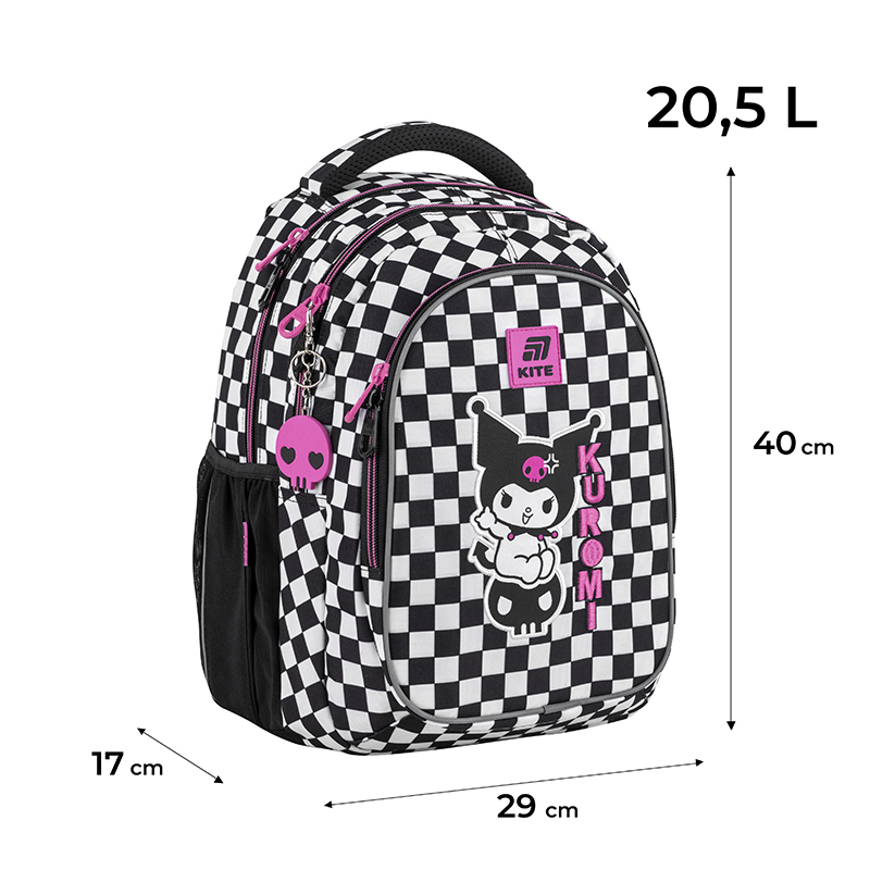 Рюкзак KITE Education teens Kuromi HK25-8001M