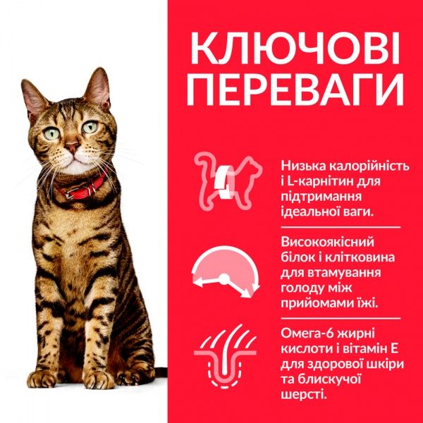 Корм Hill's Science Plan Adult Light з куркою 1,5 кг