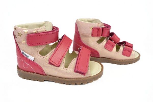 Сандалі ортопедичні MRUGALA р.27 рожевий 1299-44 