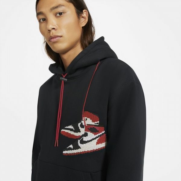 Джемпер Nike J JUMPMAN AIR FLC PO CT3457-010 р. L чорний