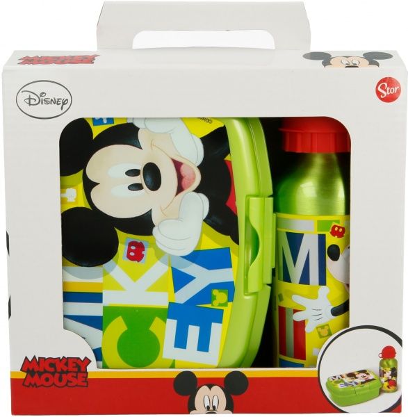 Набор детской посуды STOR Disney - Mickey Mouse Urban Back To School Set in Gift Box