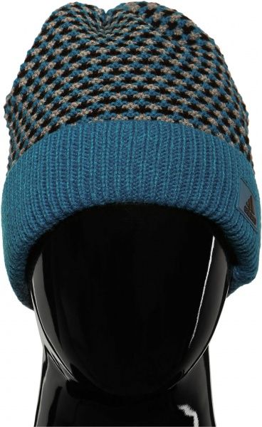 Шапка Adidas Climaheat Striped Knit Beanie AY4914 OSFM синий