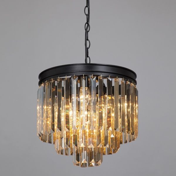 Люстра подвесная Vitaluce 9xE14 черный V5173-1/4+4+1 