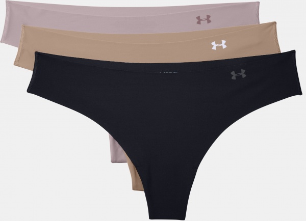 Трусы Under Armour PS THONG 3PACK 1325615-004 р.XS черный