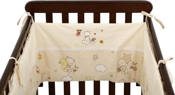 Защита Для кроватки 290х35 см Ярослав молочный 