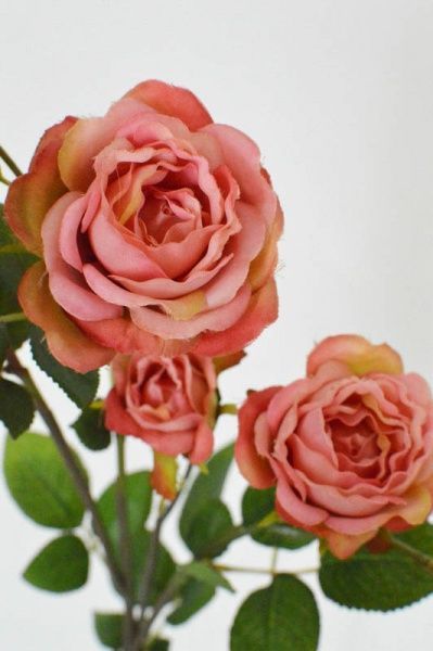 Рослина штучна Троянда стопелюсткова рожева 27994HN