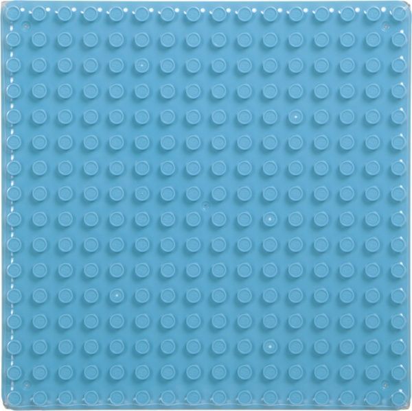 Конструктор BanBao Пластина-подставка для больших блоков 25.5х25.5 см голубая