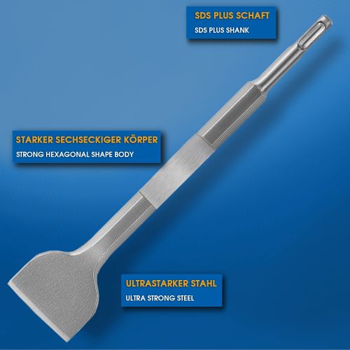 Набор зубил S&R Meister SDS-plus 18x190 мм 250 мм 4 шт. 114504250