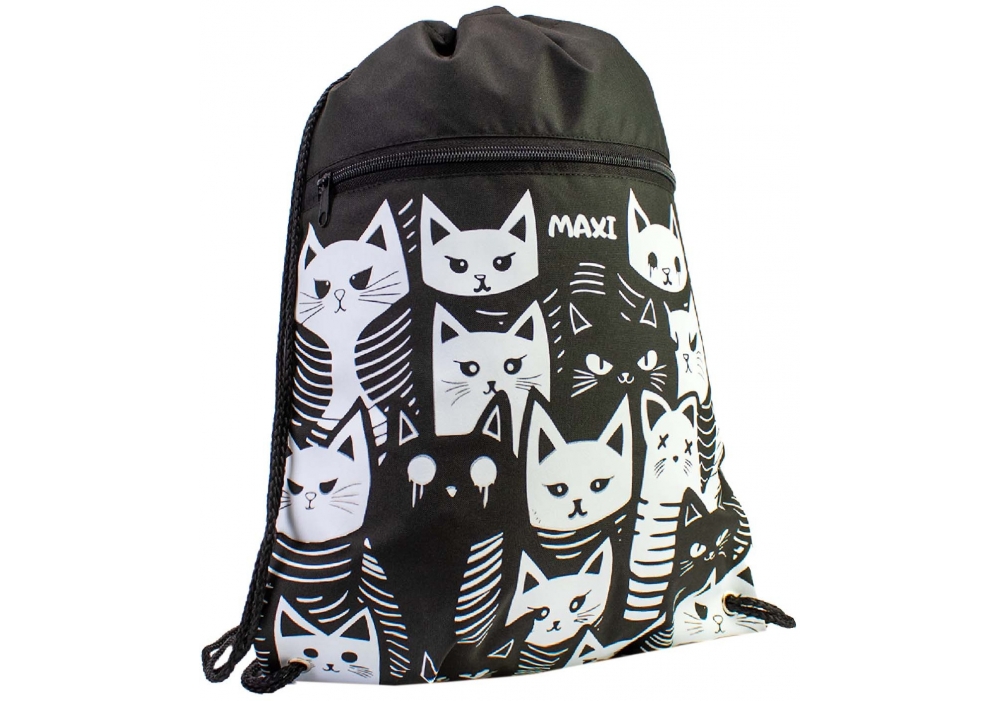 Сумка для обуви Maxi с карманом на молнии Cats 43x33 см MX85776