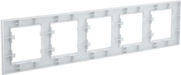 Рамка пятиместная Makel Karea горизонтальная белый