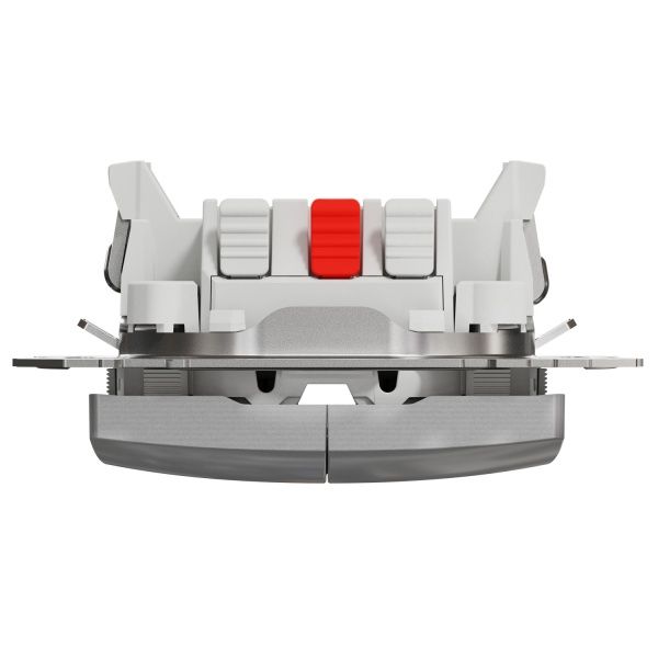 Выключатель двухклавишный Schneider Electric Sedna Design без подсветки 10 А 250В алюминий SDD113105