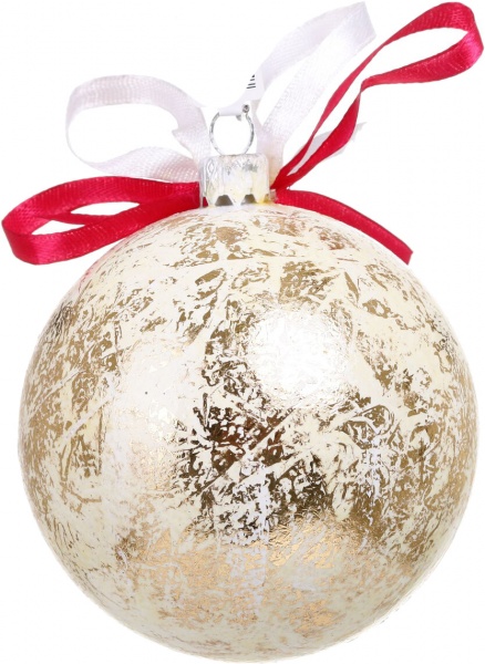 Шар новогодний Декупаж d 80 мм в ассортименте