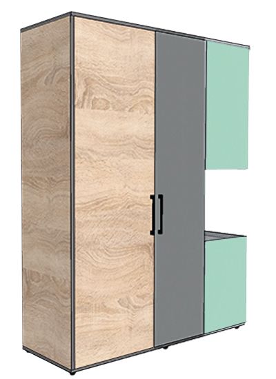 Шафа-тумба МФ МОДЕРН Елемент Філа 1400х530х1860 дуб сонома/антрацит 