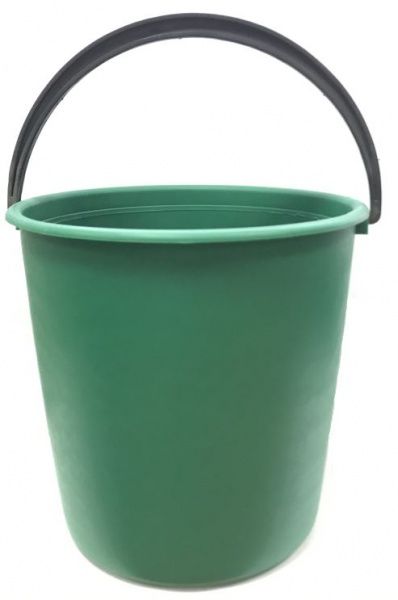 Відро без кришки зелене 10 л 