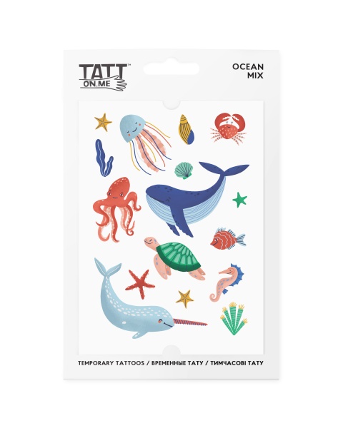 Тату временное TATTon.me Ocean mix