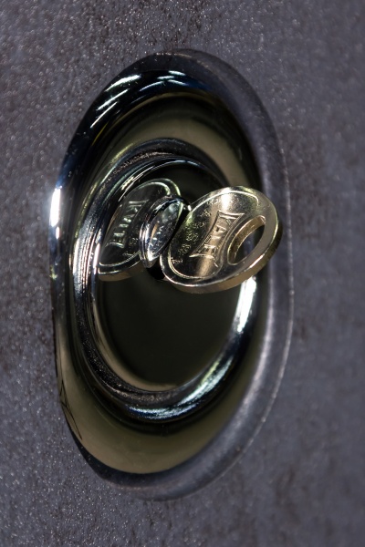 Двері вхідні Булат Гарант 535 бетон антрацит / бетон сніжний 2050x950 мм праві