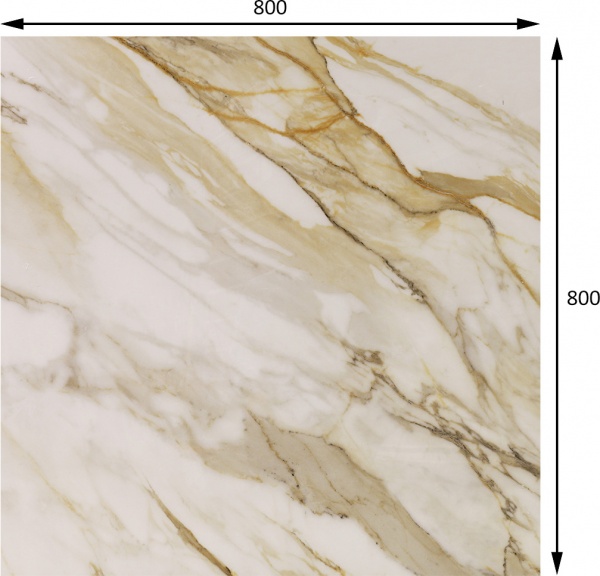 Плитка Allore Group Calacatta Gold F P 80х80 R Full Lappato 1 