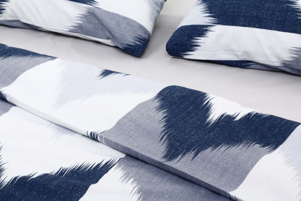 Комплект постільної білизни Basic Північне сяйво фіолетовий Luna 