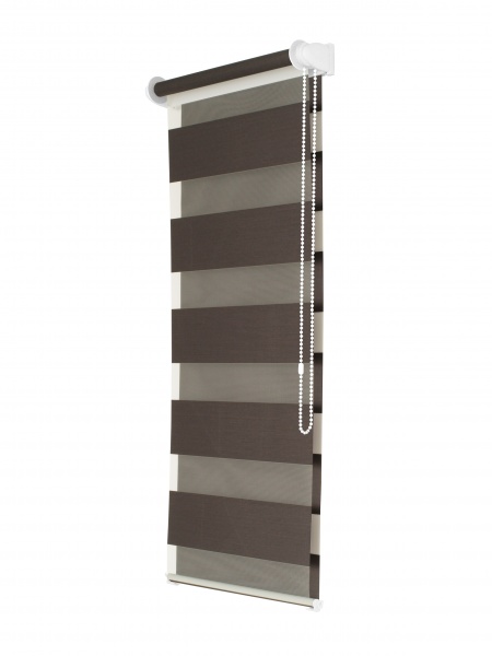 Ролета день-ночь Secret 38x160 см серебристо-серая 