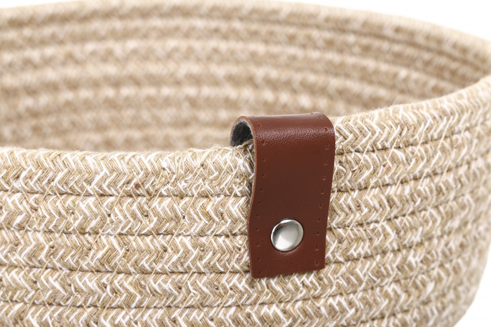 Кошик Simpli M d23xh8 см EG23839 бежевий