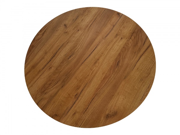 Стол Акрон 900x750 мм черный/дуб крафт золотой 