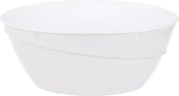 Горщик пластиковий Santino Calipso овальний 4,2л димчастий/білий (K1 SAD-ALB) 