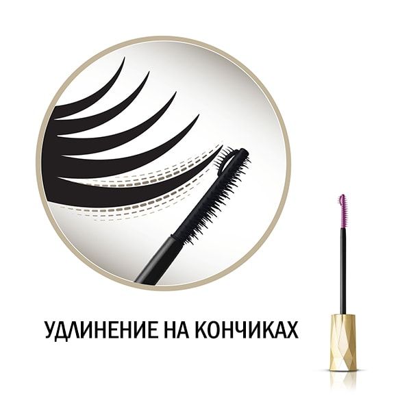 Тушь для ресниц Max Factor LASH CROWN объем разделение удлинение №01 Black 6,5 мл