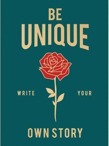 Постер Будь уникальным