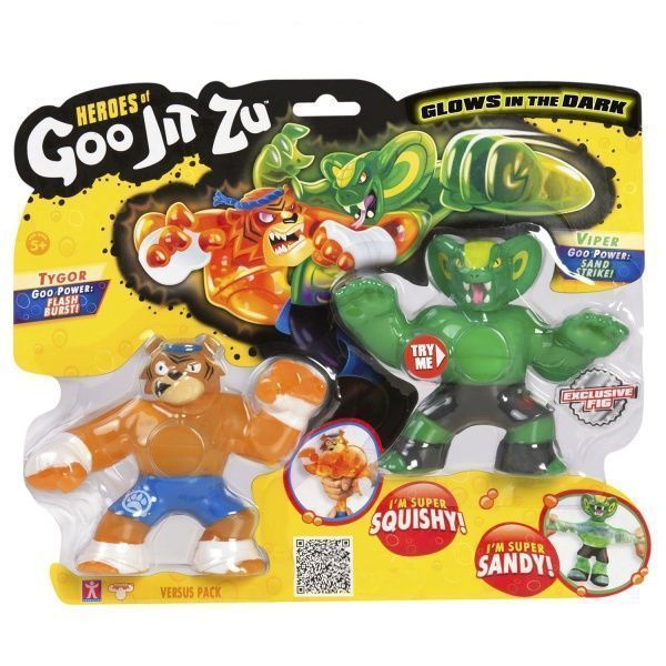 Игрушка-растяжка GooJitZu Тайгор и Вайпер 121244 