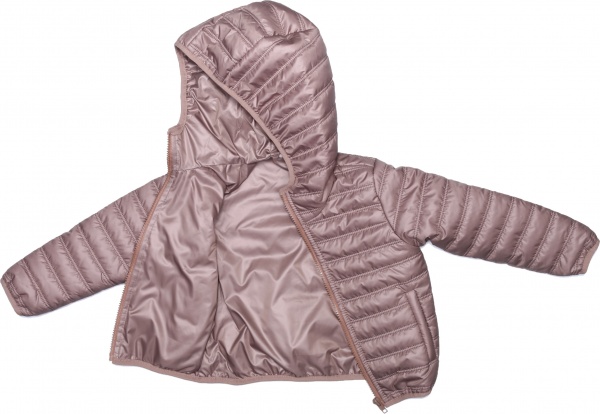 Куртка дитяча для дівчинки Luna Kids стьобана р.122 капучино 