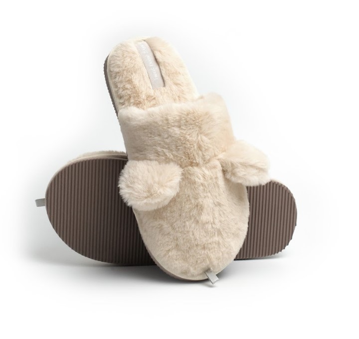 Тапочки детские Twins с ушками р.34-35 молочный 15834