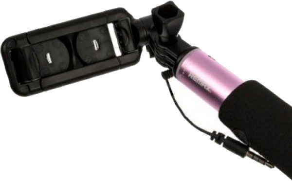 Селфі-монопод Remax RP-P5 pink аluminium mirow