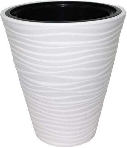 Горщик пластиковий Form Plastic Сахара-40 круглий 32л білий (2722-011) 