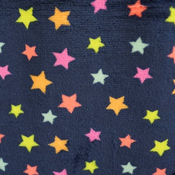 Плед Звезды 100x120 см темно-синий 
