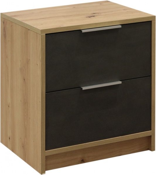 Тумба прикроватная Матера 440х354х490 мм М-ТКр 2д/м дуб артизан/матера 