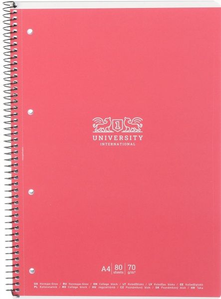 Блокнот А4 80 листов клетка A4-CC-080-6503K Школярик