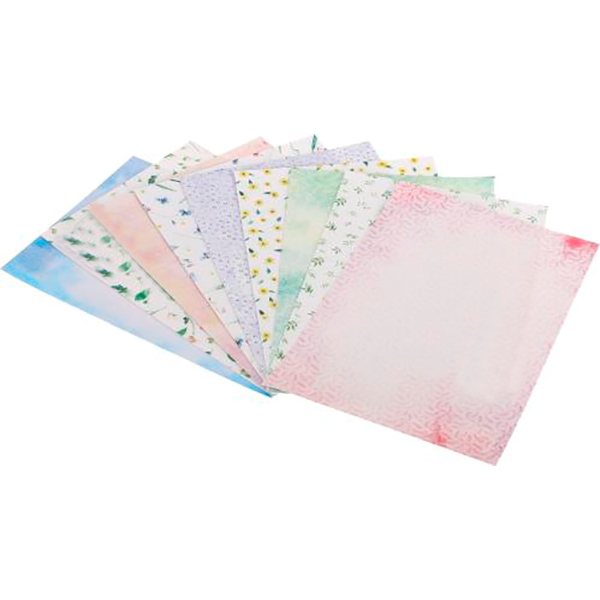 Набір картону дизайнерського Flower collection 9 аркушів Поділля