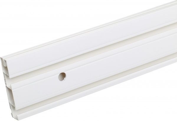 Карниз потолочный ОМиС ОМ2L двойной наборной 300 см белый 