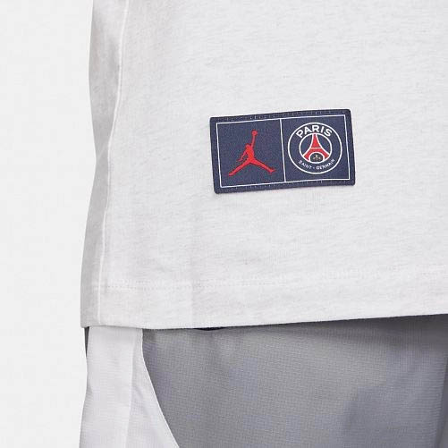 Футболка Jordan M J PSG WORDMARK TEE DB6510-051 р.2XL сірий
