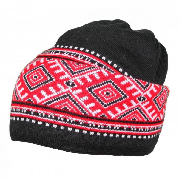 Шапка Cofee чорна з принтом р. one size UA5500.05