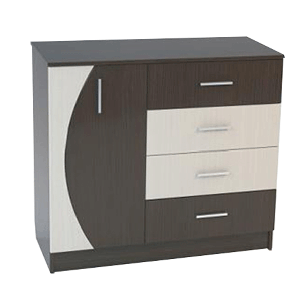 Комод Фенікс КФ-5 1010х890х440 мм венге магія/венге світлий