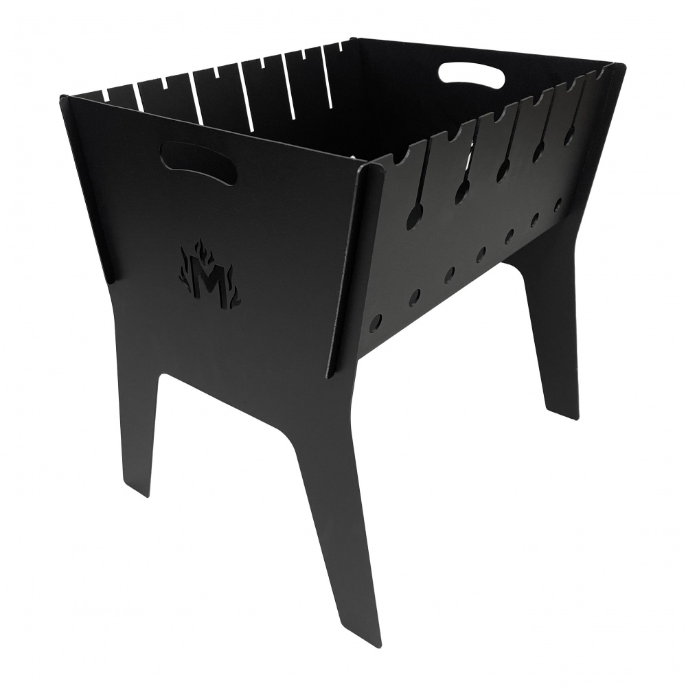 Мангал раскладной Metalzavod Феникс на 6 шампуров 2 мм двухуровневый