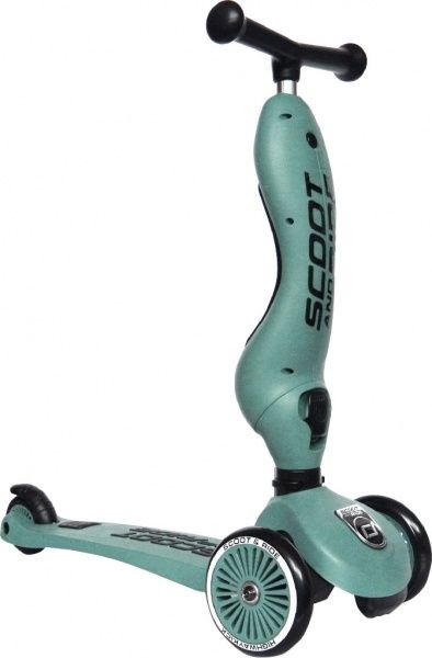 Самокат Scoot&Ride Highwaykick-1 серо-зеленый SR-160629-FOREST 