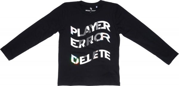 Футболка для хлопчиків LINCOLN&SHARKS 2H3910 р.146 чорний 